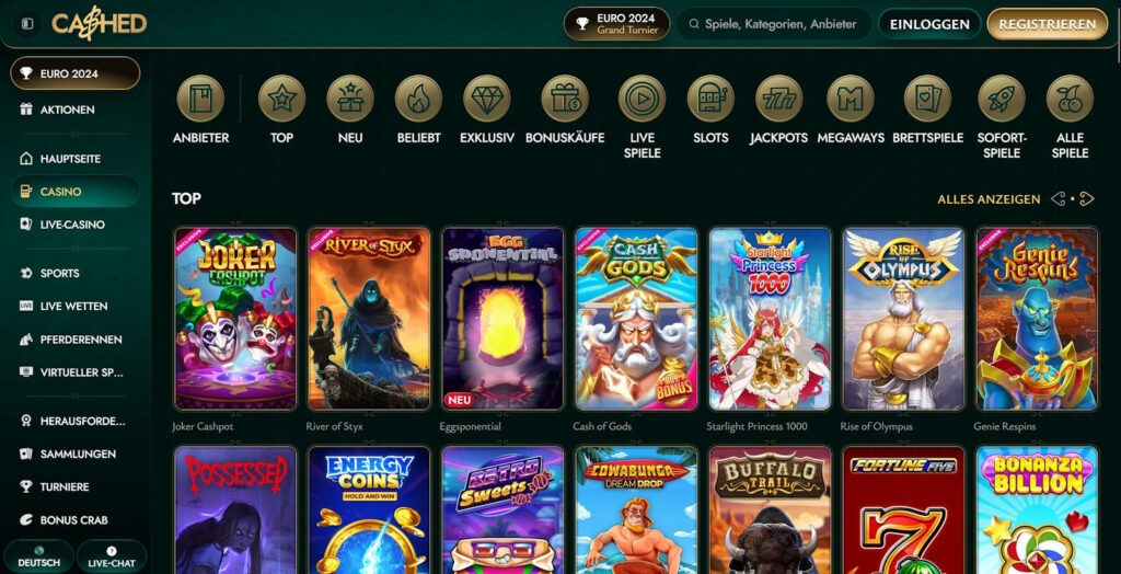 cashed casino slots