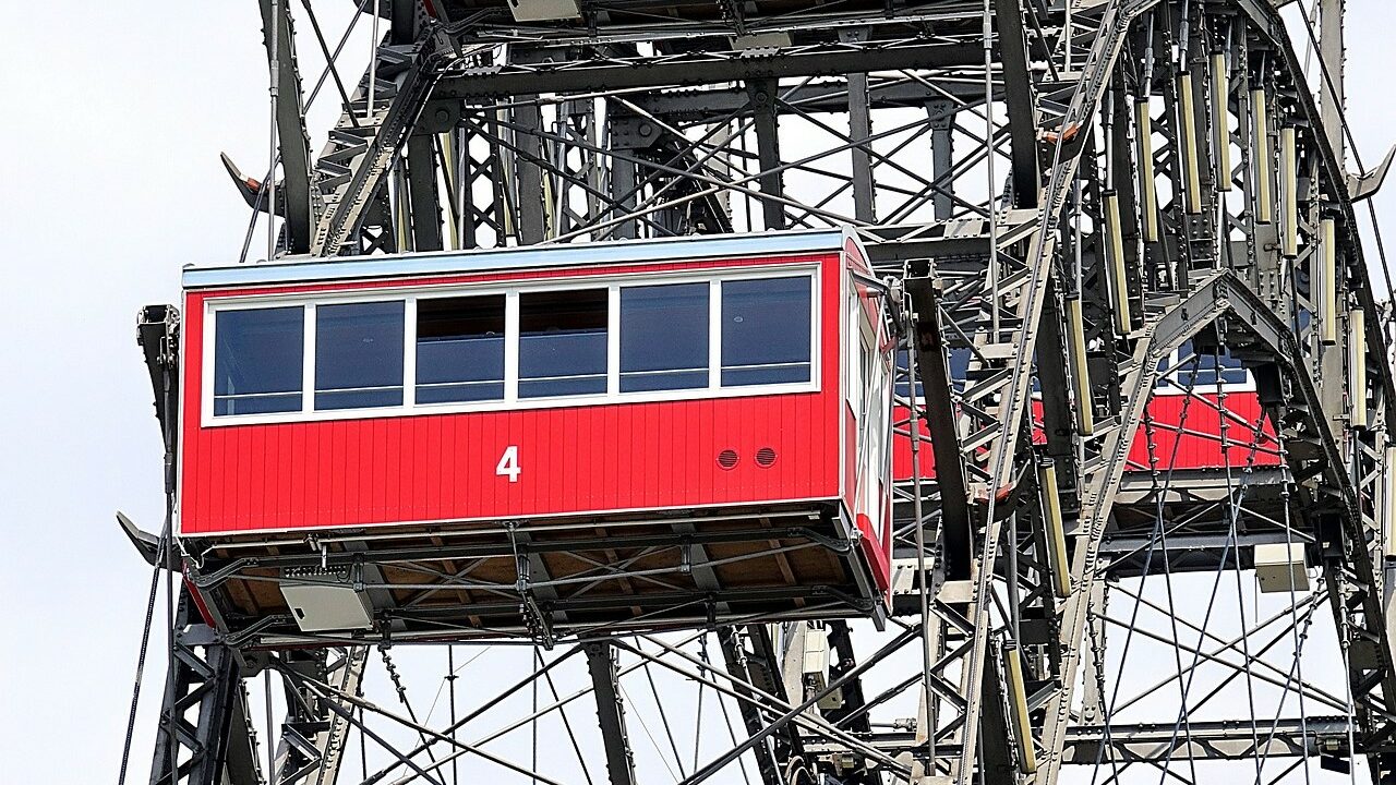 Riesenrad am Prater Detail 