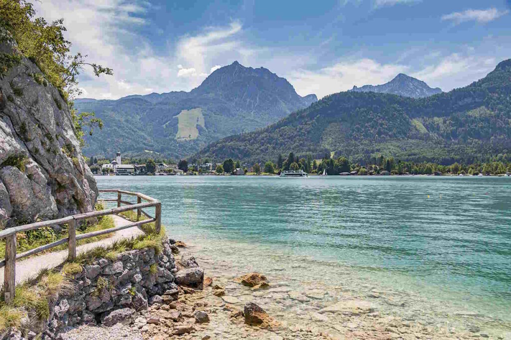 Wolfgangsee Wanderweg in Österreich